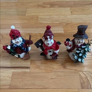 Snowman Figurine Set (3)